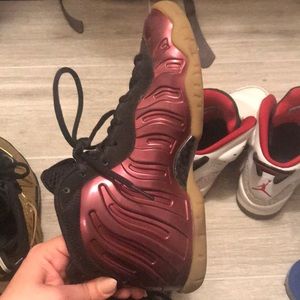 2 pair boys Nike Foam Posites